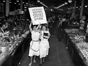 Store Prints: Woolworth workers go on strike in New York