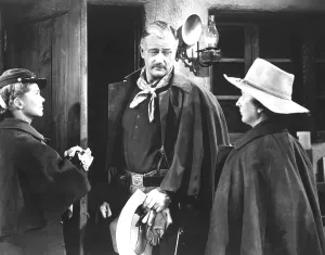 Draped Prints: SHE WORE A YELLOW RIBBON, Joanne Dru, John Wayne, Mildred Natwick, 1949
