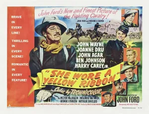 May Prints: SHE WORE A YELLOW RIBBON, left: John Wayne