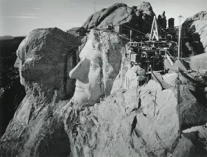 Granite Prints: Work continues at Mt. Rushmore in winter