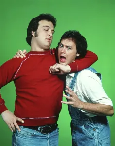 Michael Prints: WORKING STIFFS, l-r: Jim Belushi, Michael Keaton, 1979