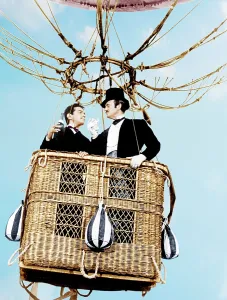 Celebrating Prints: AROUND THE WORLD IN 80 DAYS, from left: Cantinflas, David Niven, 1956