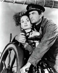 Steering Prints: THE WORLD IN HIS ARMS, Gregory Peck, 1952
