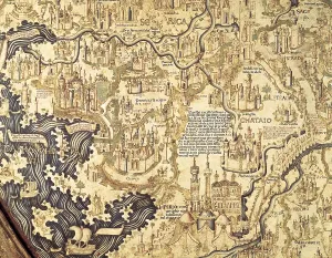 Zhonghua Prints: World map by Fra Mauro (1459). Chinese Empire