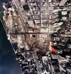 From Above Prints: World Trade Center, Aerial photograph of the World Trade Center