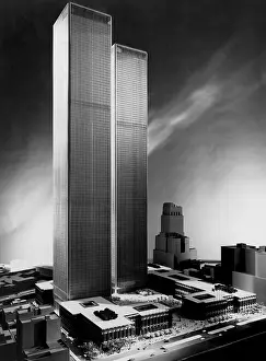 Model Prints: WORLD TRADE CENTER, Twin Towers
