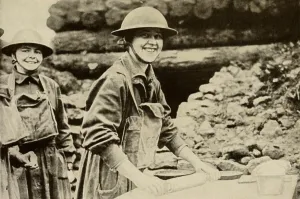 Volunteers Prints: World War 1. American Salvation Army girls