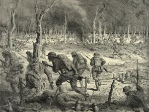 Barbed Wire Prints: World War 1: Battle of the Argonne Forest