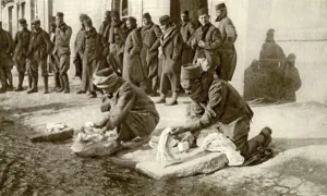 Moroccans Prints: World War 1: Battle of Verdun. Winter work for the French Colonials behind the fighting lines