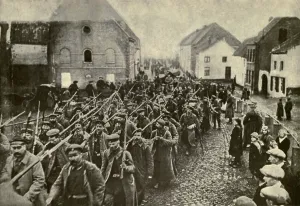 Marching Prints: World War 1. The beaten German Army
