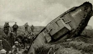 Mechanized Prints: World War 1. British Tanks on the Western Front