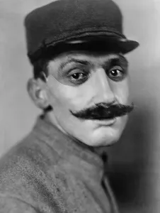 February Prints: World War 1. French soldier, whose face was disfigured in World War I