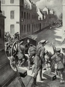 January Prints: World War 1. At Landrecies, France