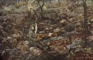 Heroes Prints: World War 1. Major Charles Whittlesey won the Medal of Honor for leading his battalion of 554 soldiers