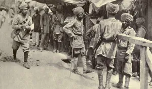 Mesopotamia Prints: World War 1 in the Middle East. Indian British Empire troops in Mesopotamia in 1916