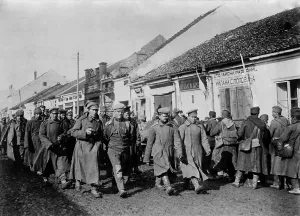 Prisoners Of War Prints: World War 1. Russian and Serbian prisoners of War. Ca. 1915-18