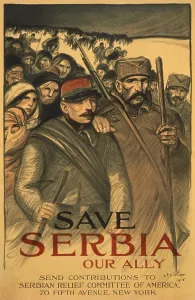 Southern Front Prints: World War 1. Save Serbia Our Ally