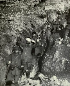 Captured Prints: World War 1. Somme Offensive. German prisoners taken during the Battle of Thiepval Ridge