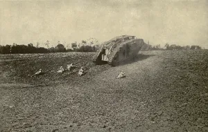 Mechanized Prints: World War 1 Tanks. U.S. soldiers (107th Infantry)