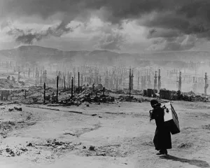 Lcgr1310 Prints: World War 2, Ruins of Murmansk in 1942