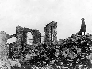 Ruins Prints: World War I, devastation in Montfaucon