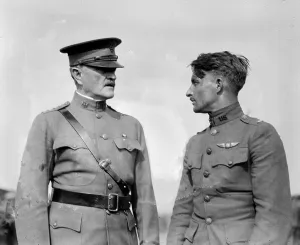 Images Dated 5th September 2007: World War I, General John J. Pershing, and Captain Strus, 1920