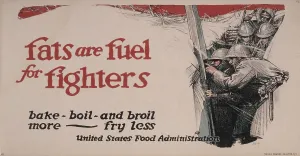 Warning Prints: World War I, poster showing soldiers in a trench