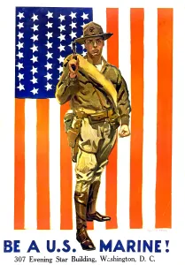 Images Dated 5th September 2007: World War I, recruitment poster by James Montgomery Flagg
