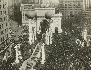 Street Prints: World War I Victory Arch, on Fifth Avenue near Madison Sqaure Park on March 25