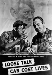 Text Prints: World War II, an American propaganda poster painted by C