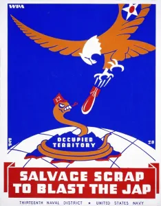 Warning Prints: World War II, Poster for Thirteenth Naval District