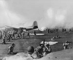 Parachute Prints: World War II, U.S. paratroopers in action, circa 1940-1946