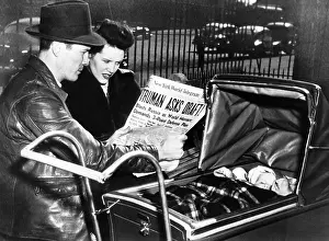 Conscription Prints: A World War II veteran and his wife