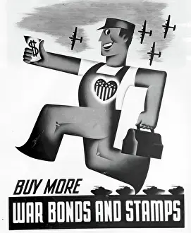 War Bond Prints: WORLD WAR II, war bond poster, New York News Bureau