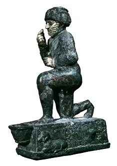 Iraqis Prints: The worshipper of Larsa. 1st half 18th c. BC - 1700 BC