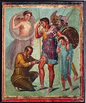 Arrow Prints: Wounded Aenea, by unknown artist