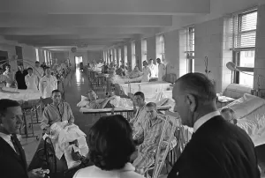 Wheelchairs Prints: Wounded Vietnam Veterans
