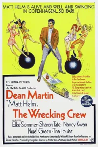 Pointing Gun Prints: THE WRECKING CREW, Australian poster, Dean Martin, 1969