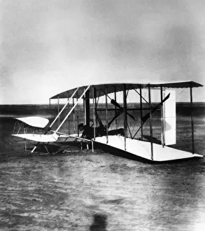 Airplane Prints: The Wright Brothers first attempt at powered flight