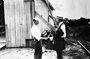 Wright Prints: The Wright Brothers: Wilbur (left) and Orville (right)