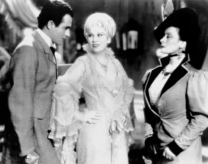 Older Woman Younger Man Prints: SHE DONE HIM WRONG, Gilbert Roland, Mae West, Rafaela Ottiano, 1933