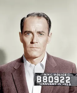Mug Shot Prints: THE WRONG MAN, Henry Fonda, 1956