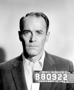Mug Shot Prints: THE WRONG MAN, Henry Fonda, 1956