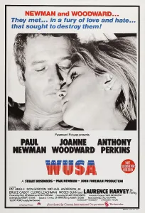 Joanne Prints: WUSA, US poster art, from left: Paul Newman, Joanne Woodward, 1971