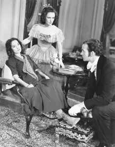 Niven Prints: WUTHERING HEIGHTS, from left: Merle Oberon, Geraldine Fitzgerald, David Niven, 1939
