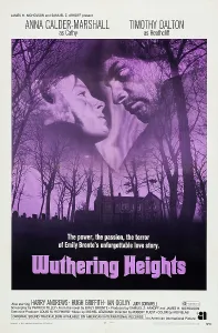 Remake Prints: WUTHERING HEIGHTS, US poster art, from left: Anna Calder-Marshall, Timothy Dalton, 1970