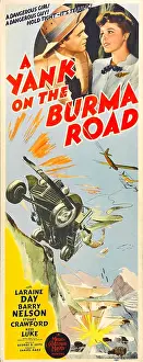 Jeep Prints: A YANK ON THE BURMA ROAD, from left: Barry Nelson, Laraine Day, 1942