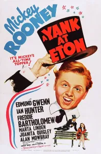Top Hat Prints: A YANK AT ETON, US poster, Mickey Rooney, Tina Thayer, 1942