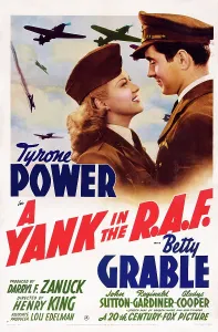 Power Prints: A YANK IN THE R.A.F. l-r: Betty Grable