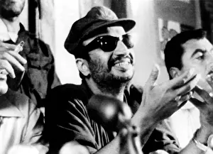 Sunglasses Prints: Yasser Arafat holds press conference
